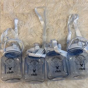 BUNDLE of 4 Pickleball Club Water Bottles